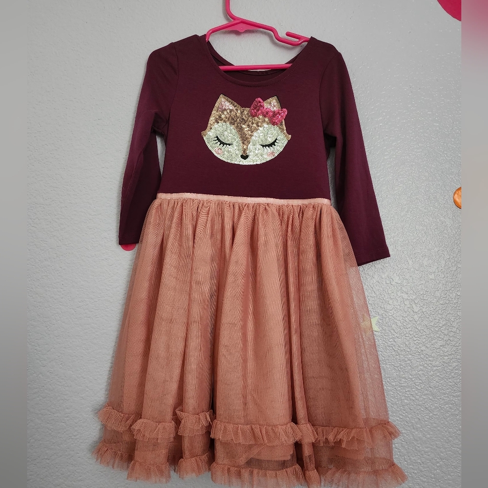 Lilt Girl's sequins layered dress